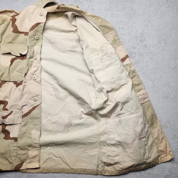 US Military Coat Medium X-Long Desert Camouflage Pattern Combat Jacket - Picture 6 of 15